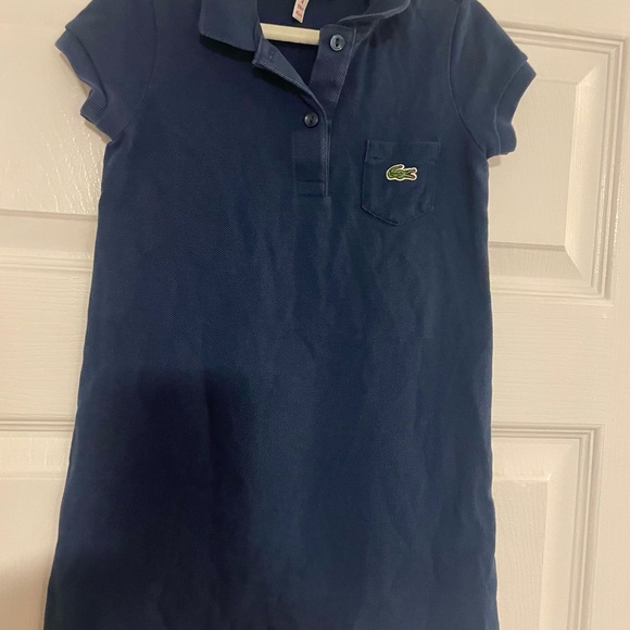 LACOSTE GIRL/TEEN BLUE POLO DRESS 347066 -PF7